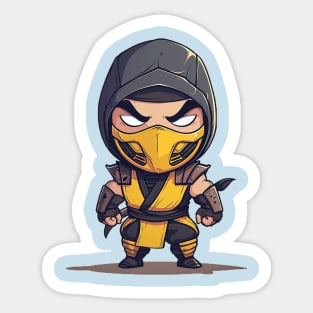 chibi scorpion Sticker